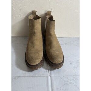 Avellini Made in‎ Portugal Suede Leather Lug Sole Chelsea Boots EU39/US 8.5
